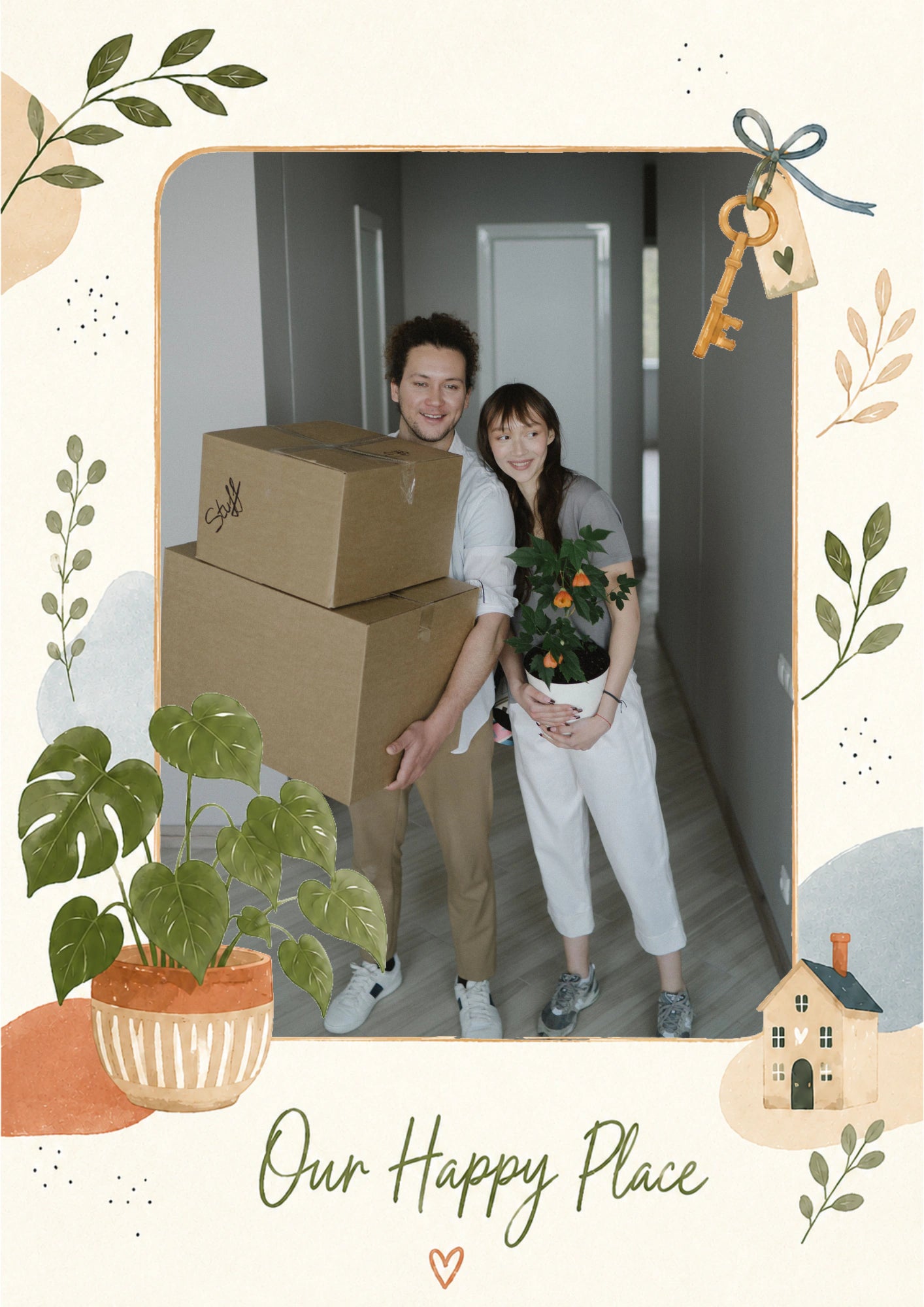 New Home - Personalised Card