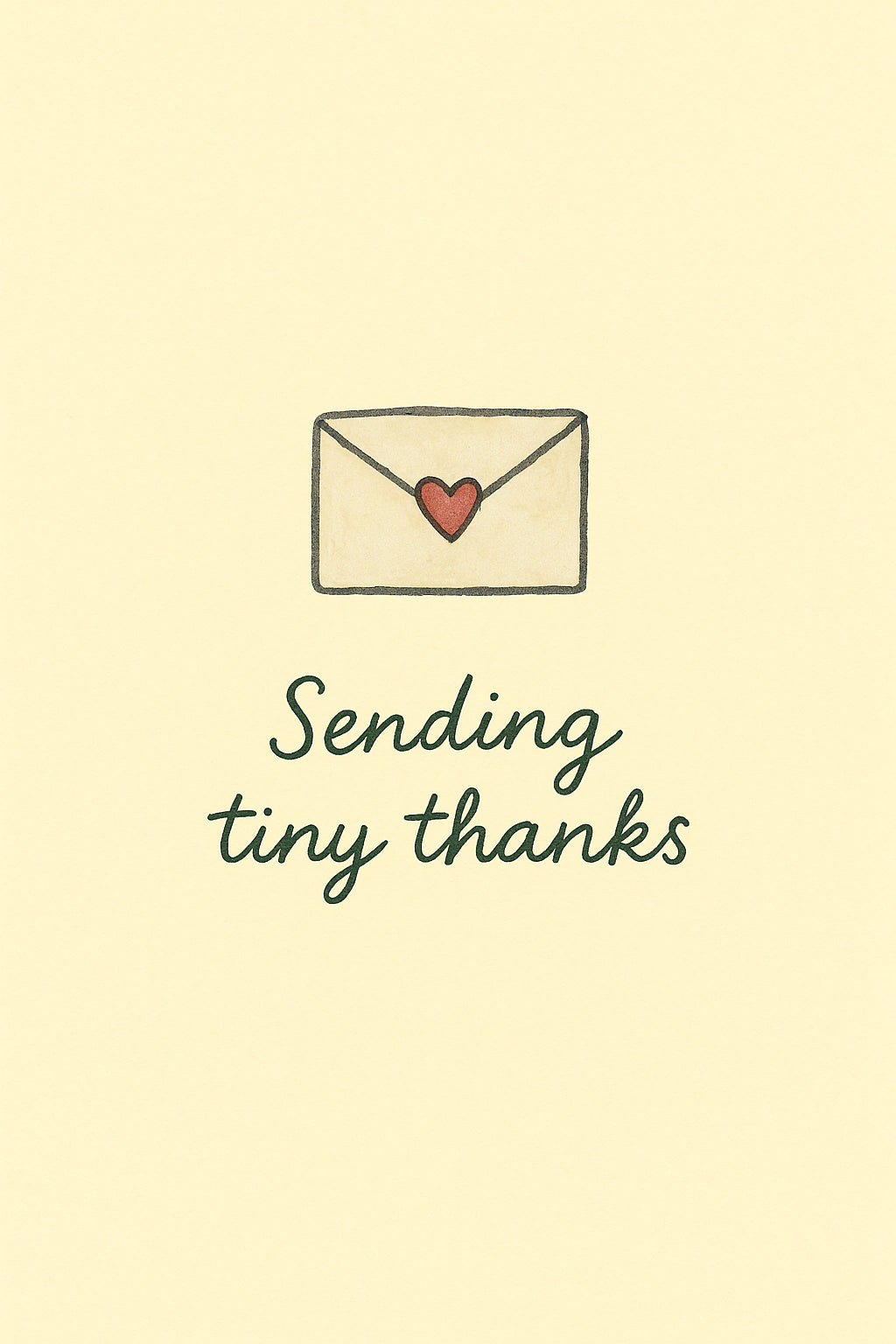 Thank You Personalised Card