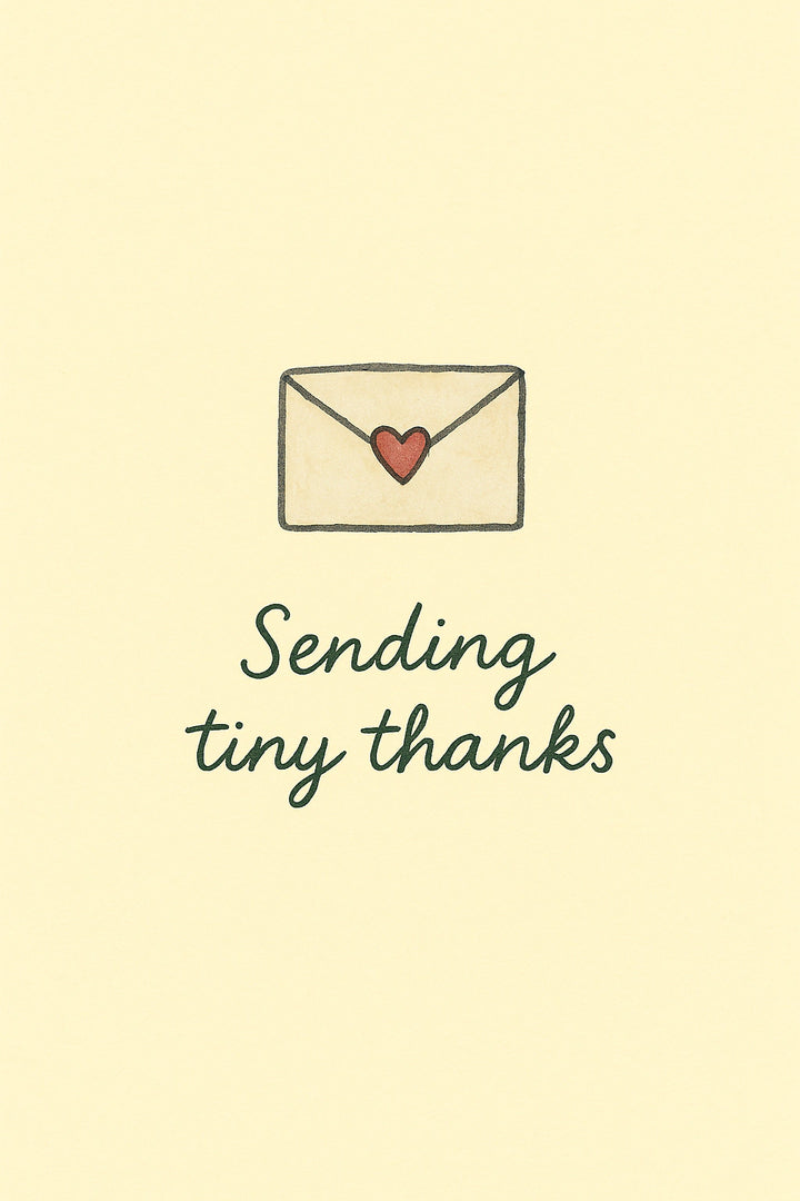 Thank You Personalised Card