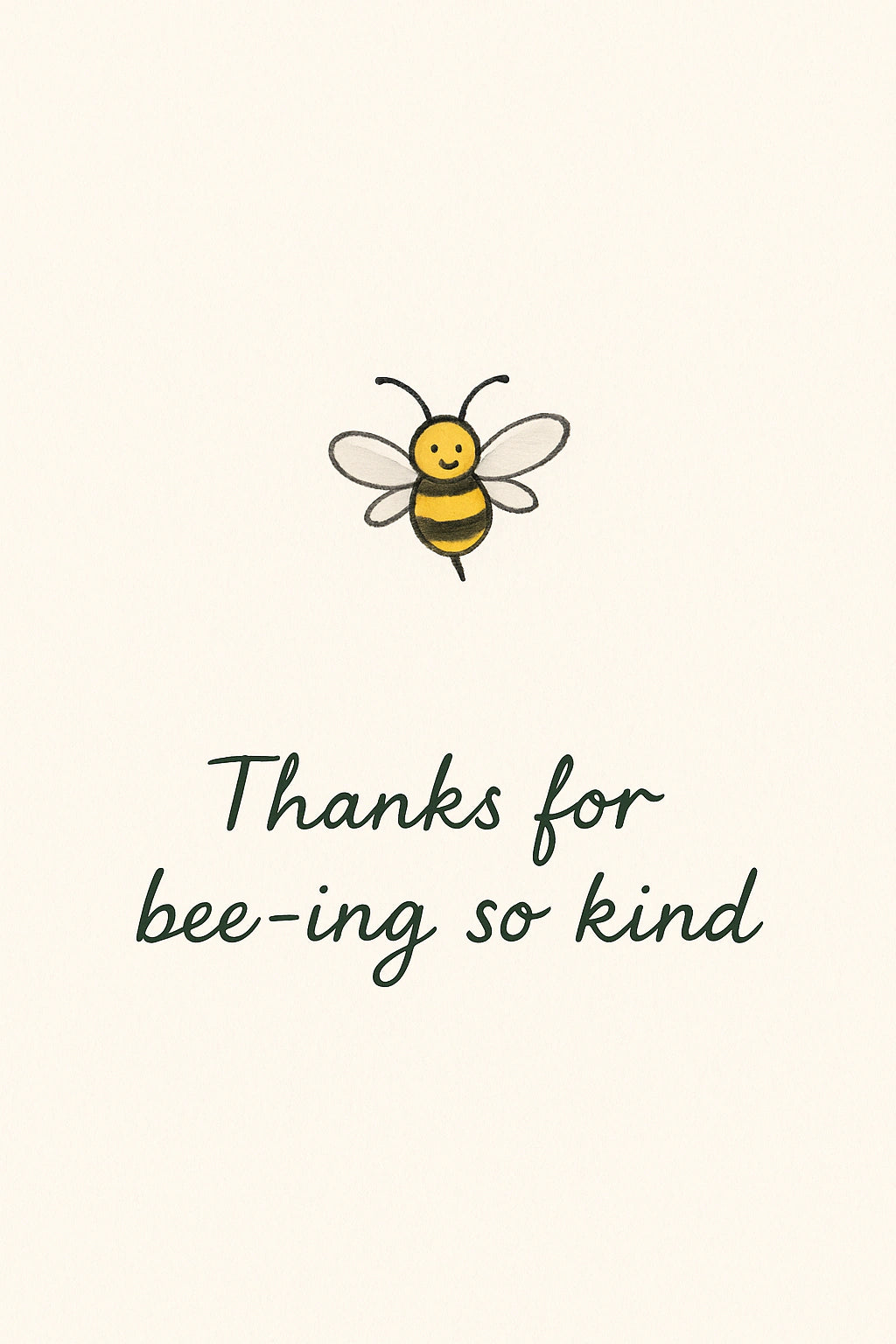 Thank You Personalised Card
