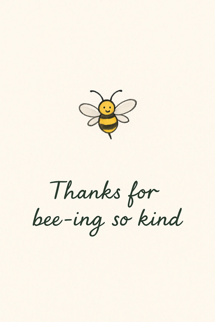 Thank You Personalised Card
