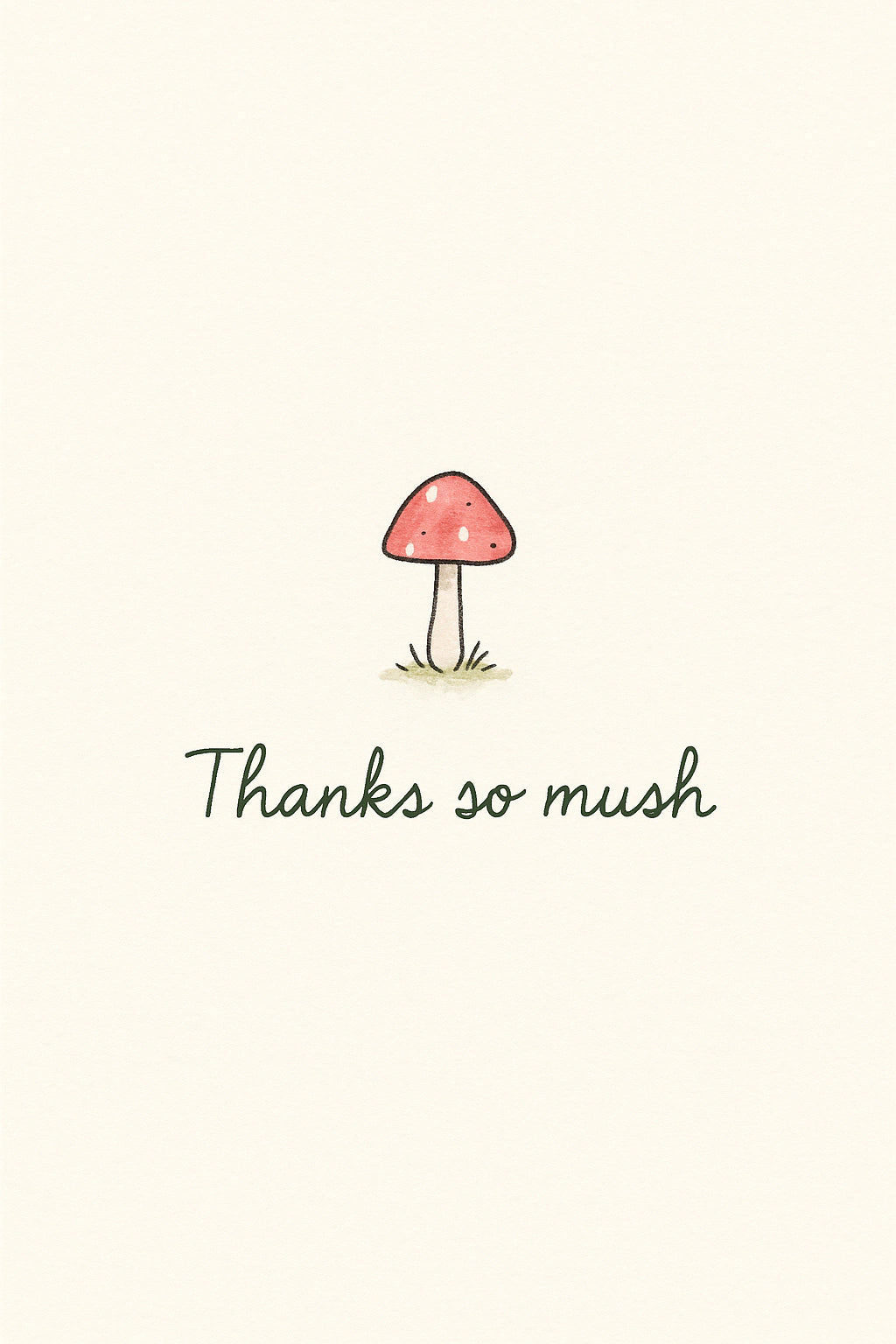 Thank You Personalised Card