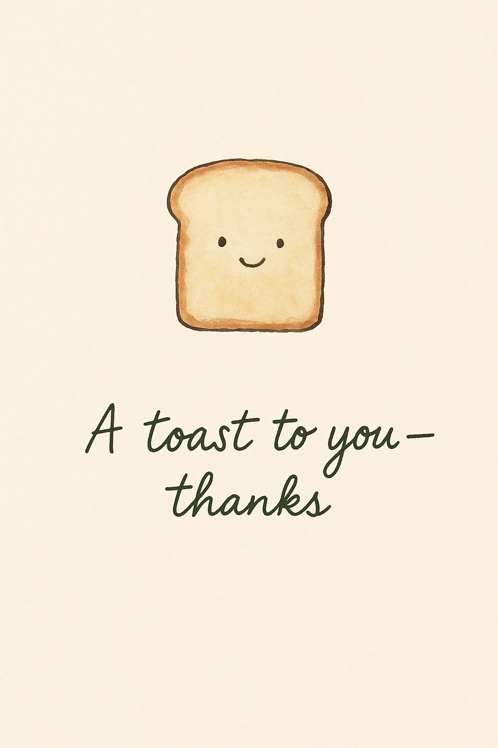 Thank You Personalised Card