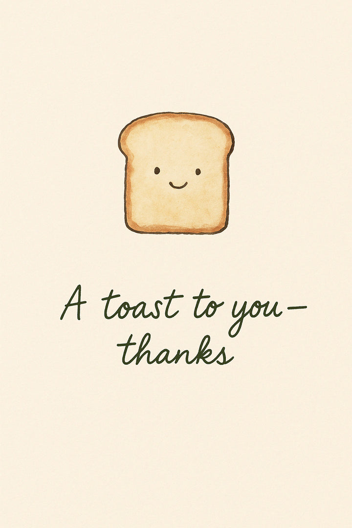 Thank You Personalised Card