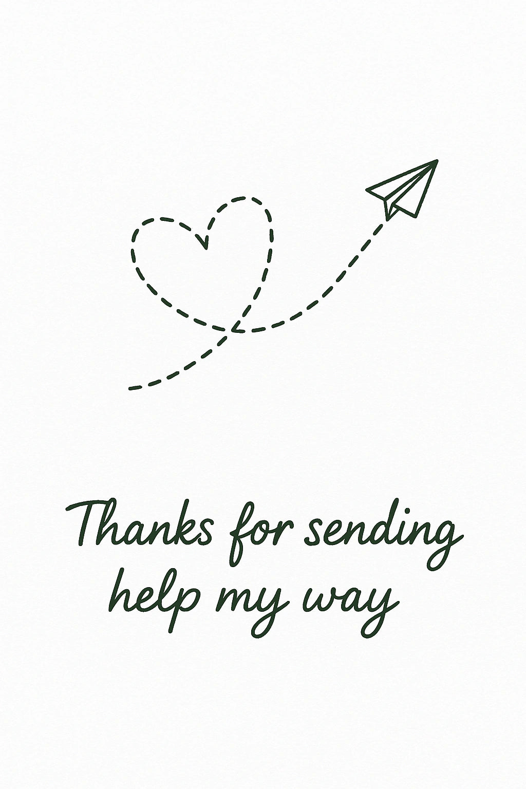 Thank You Personalised Card
