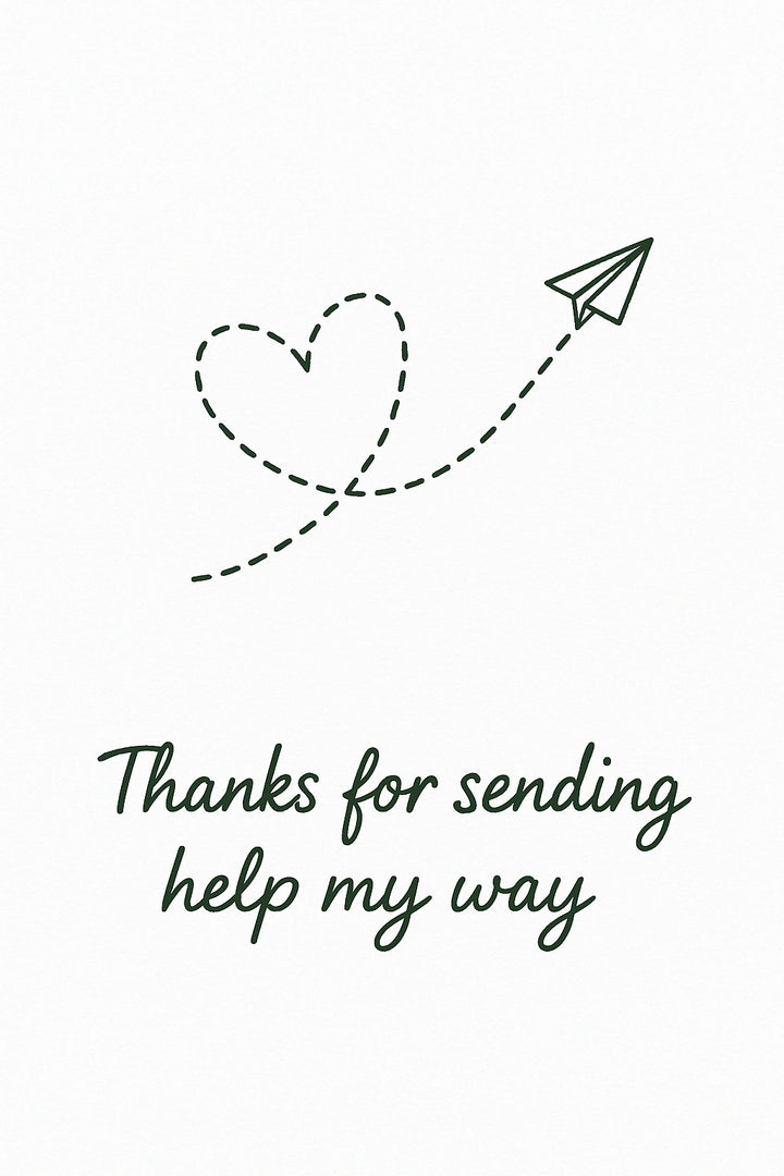 Thank You Personalised Card