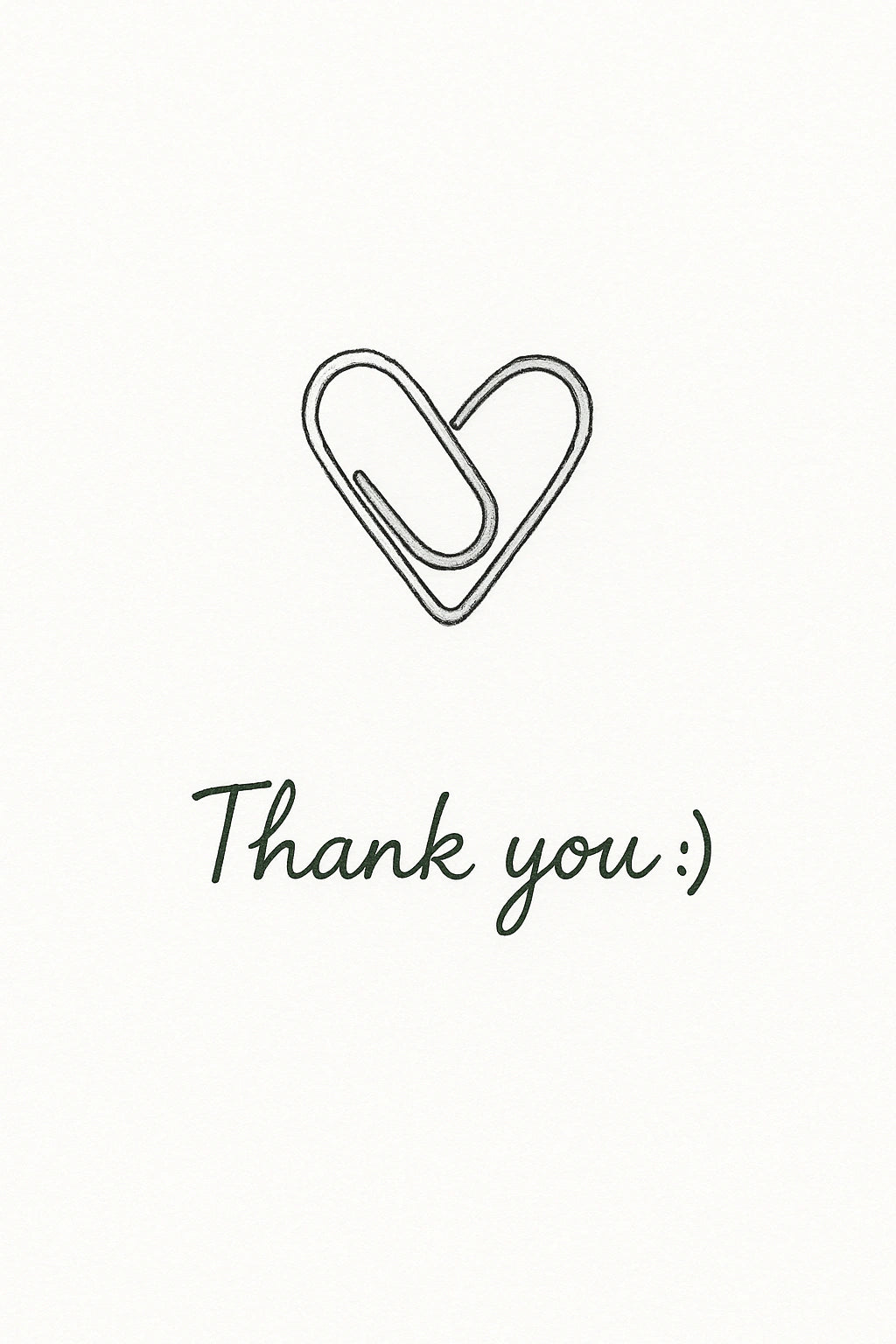Thank You Personalised Card