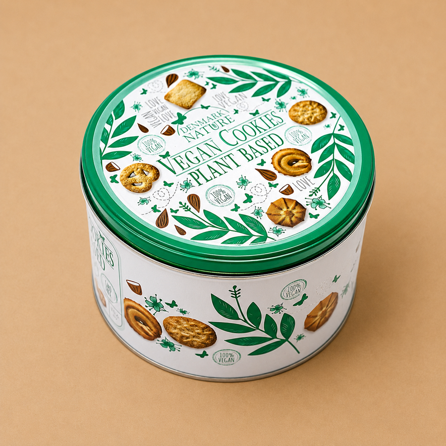 Danish Vegan Cookie Assortment 300g Gift Tin