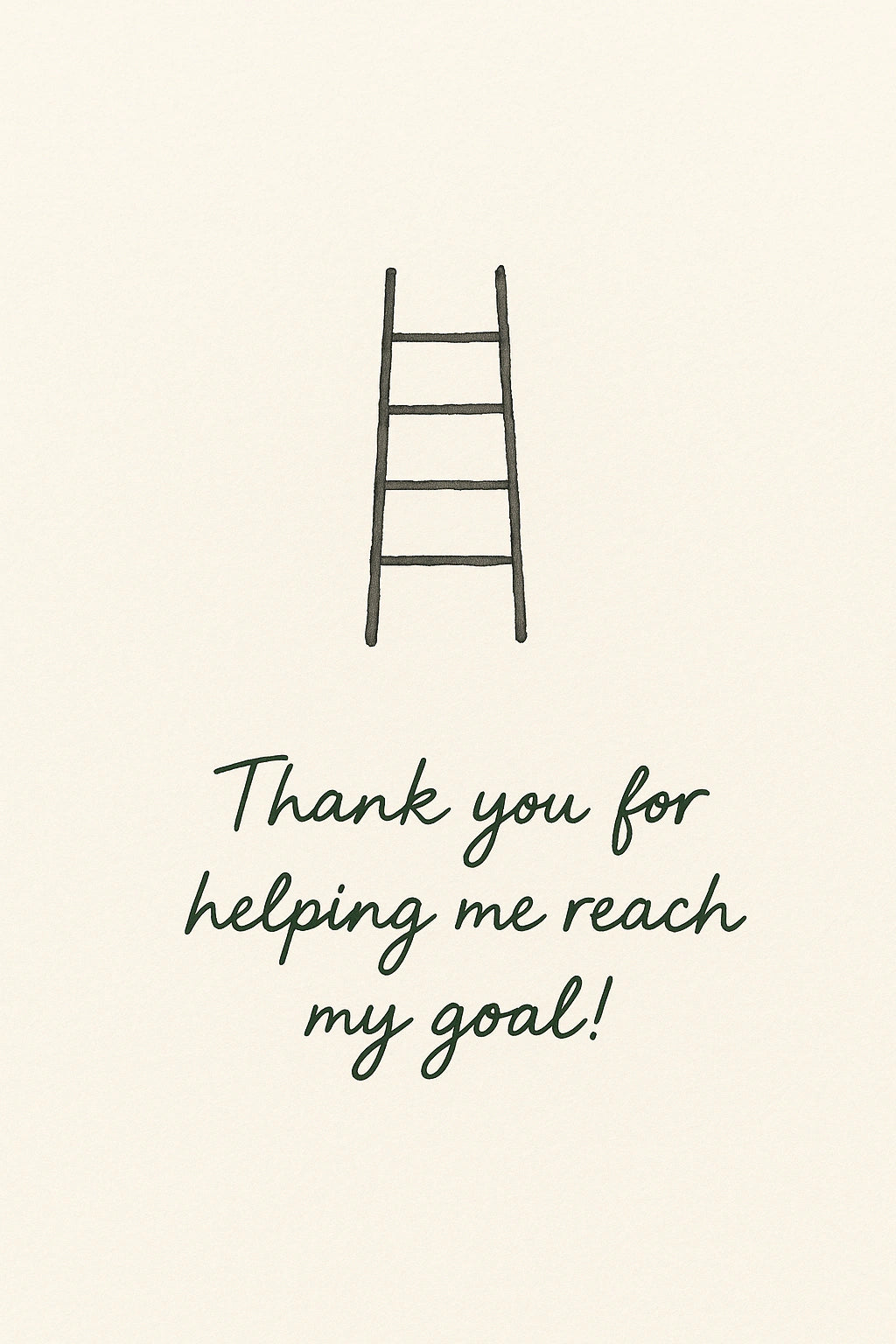Thank You Personalised Card