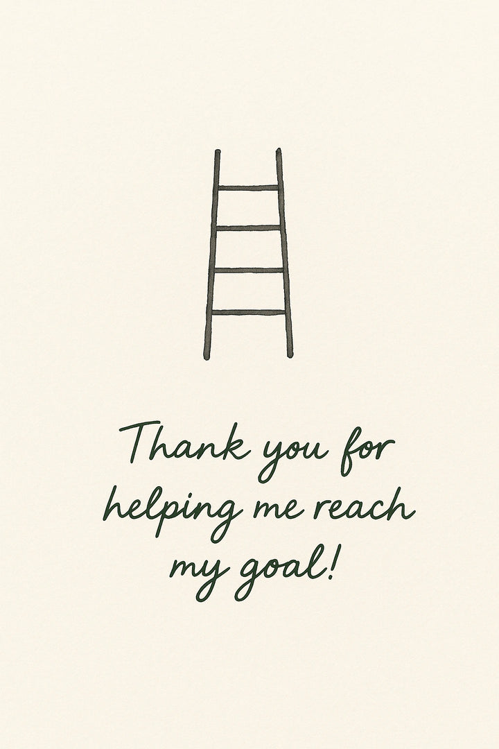 Thank You Personalised Card