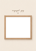 Load image into Gallery viewer, Engagement - Personalised Card — with punch holes
