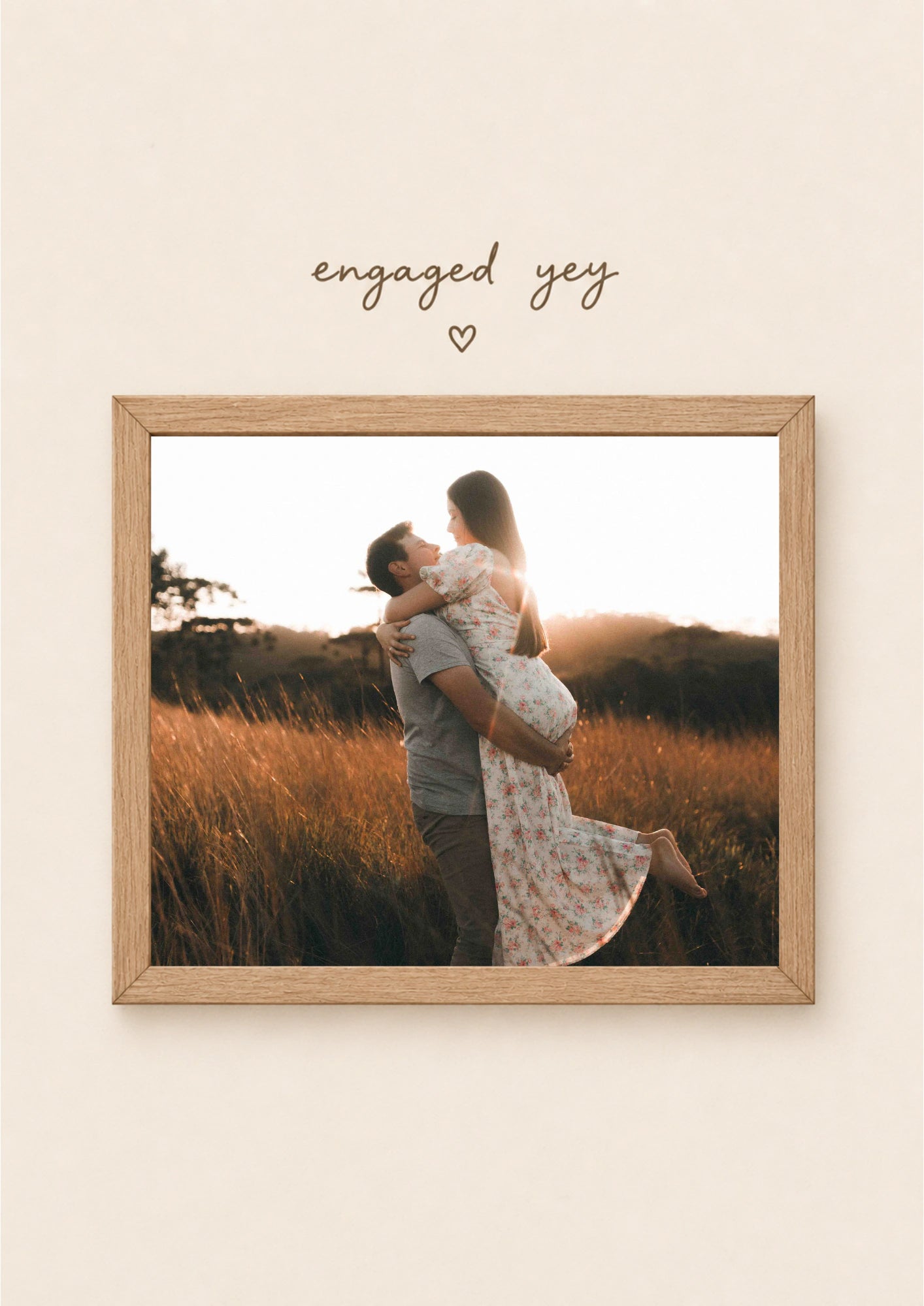 Engagement - Personalised Card