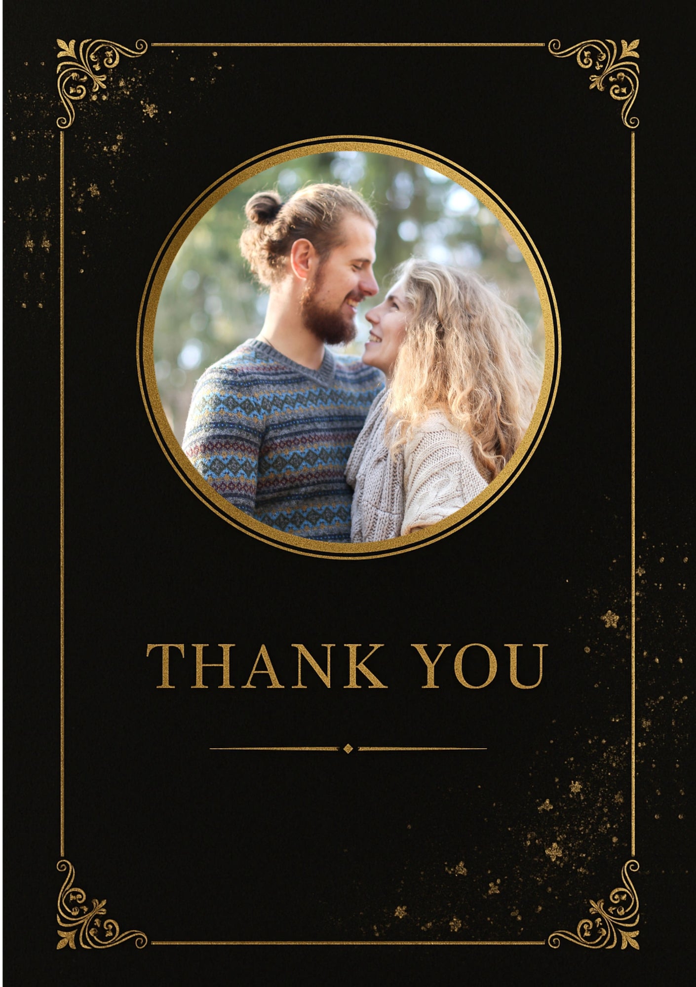 Thank You Personalised Card