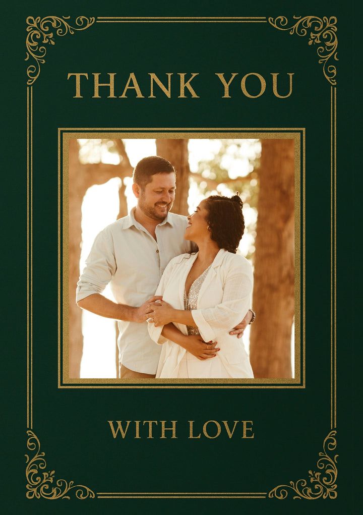 Thank You Personalised Card