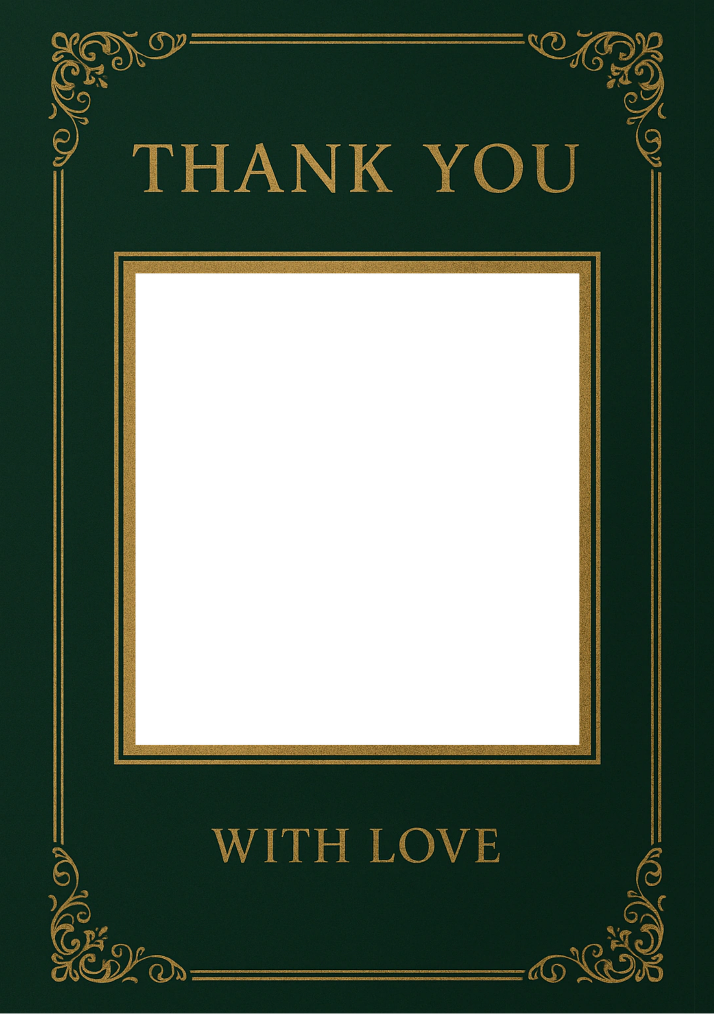 Thank You Personalised Card