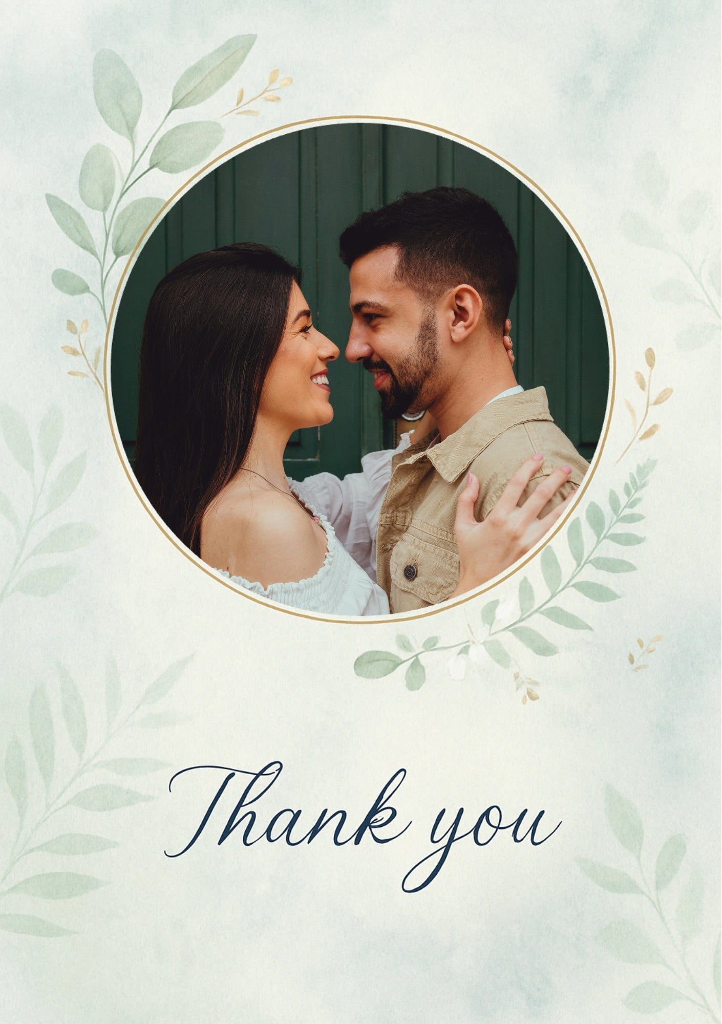 Thank You Personalised Card