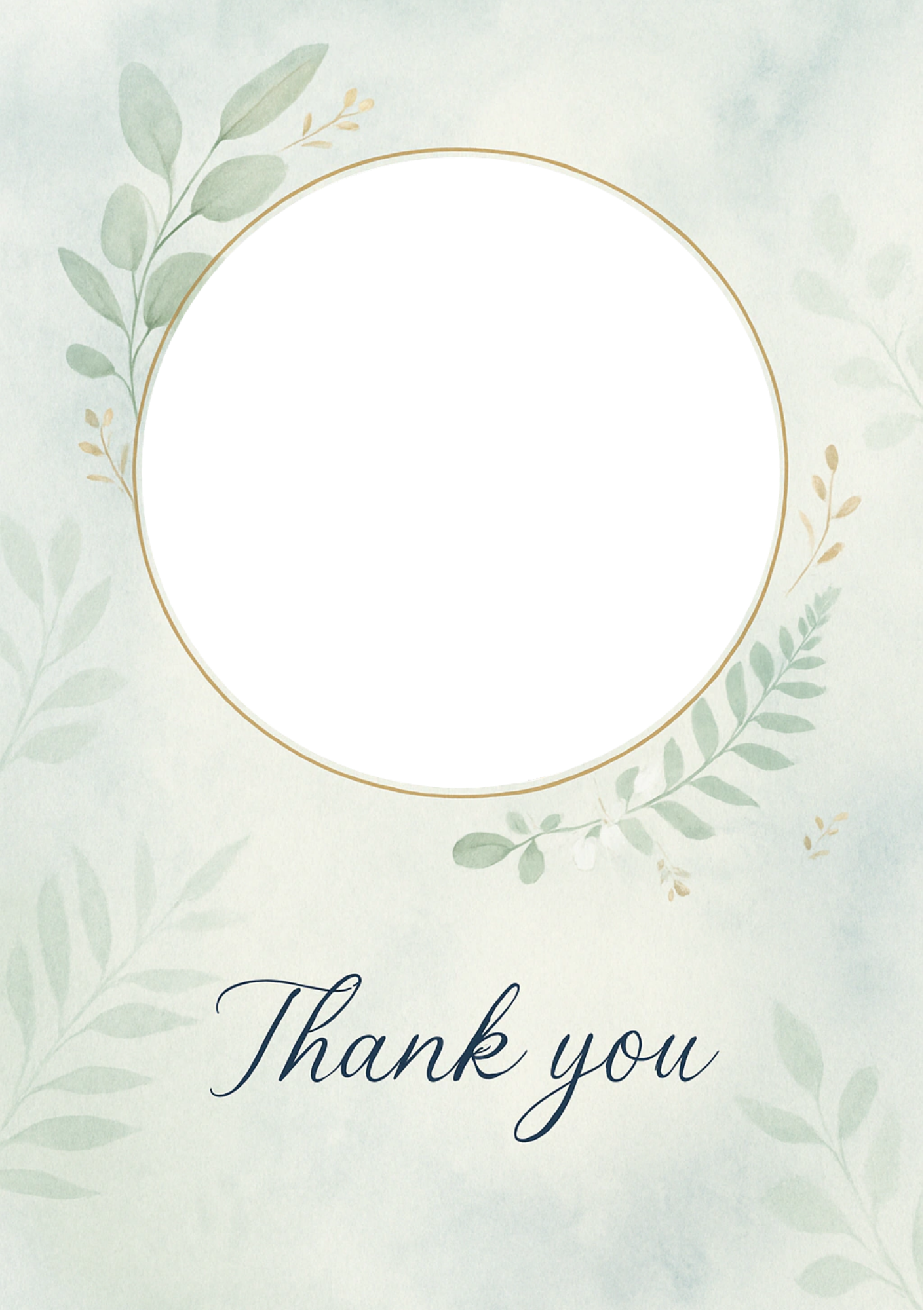 Thank You Personalised Card