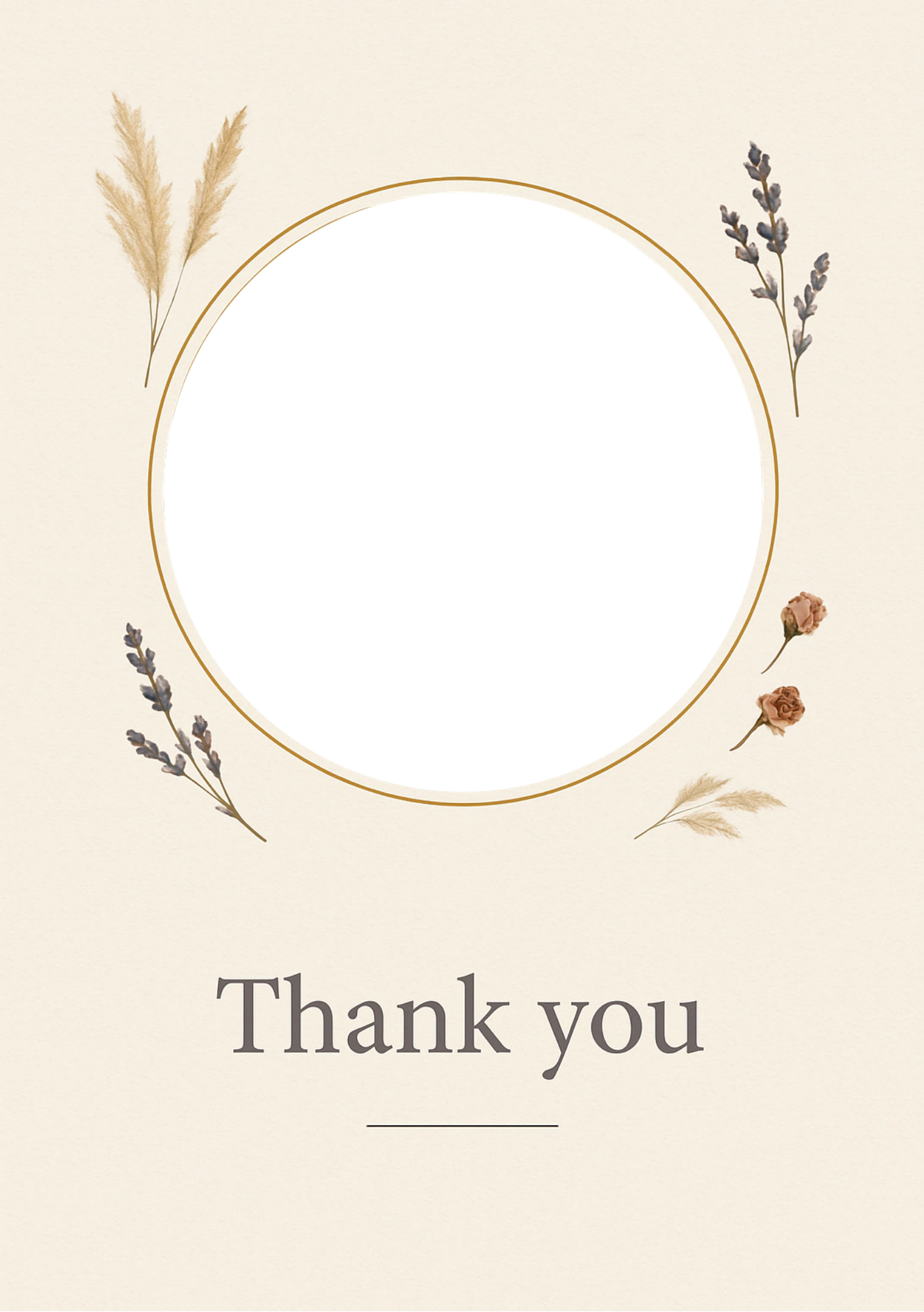 Thank You Personalised Card