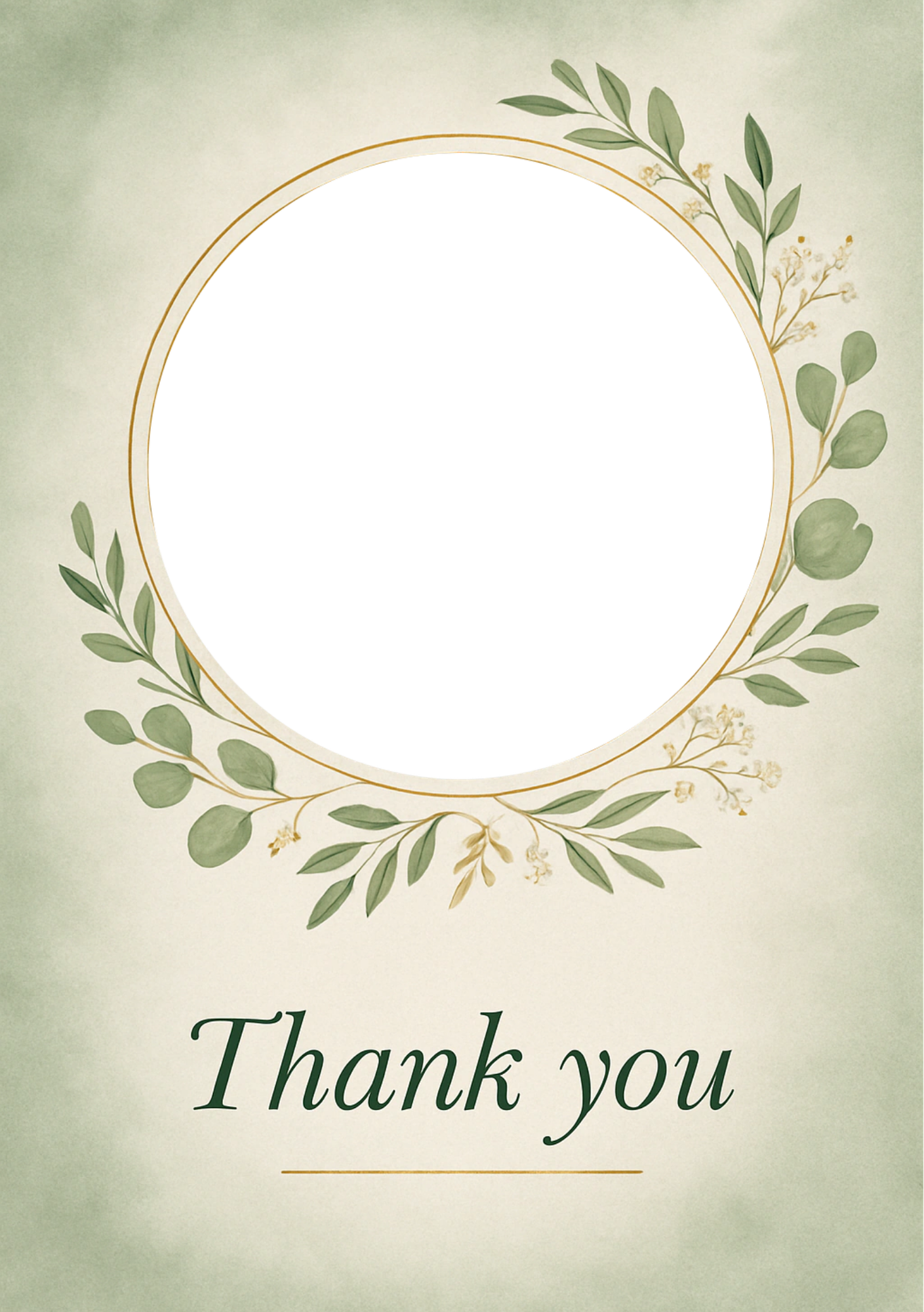 Thank You Personalised Card
