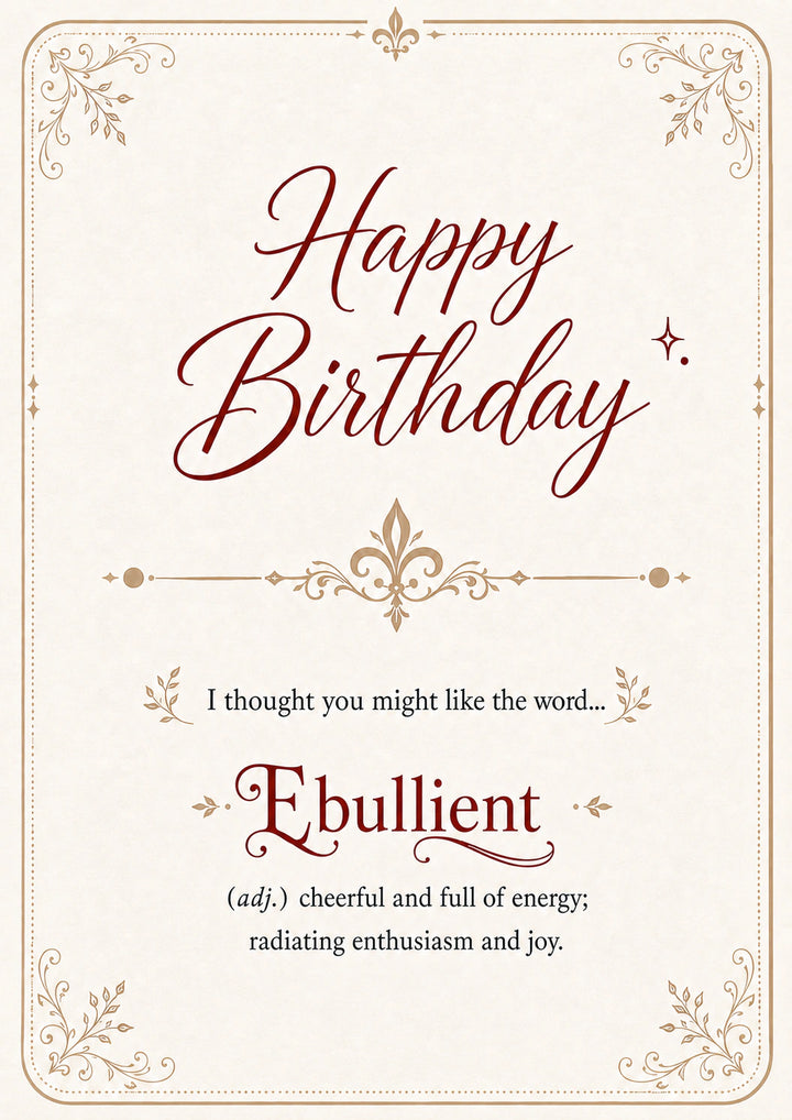 Another Year Blessed - Custom Card
