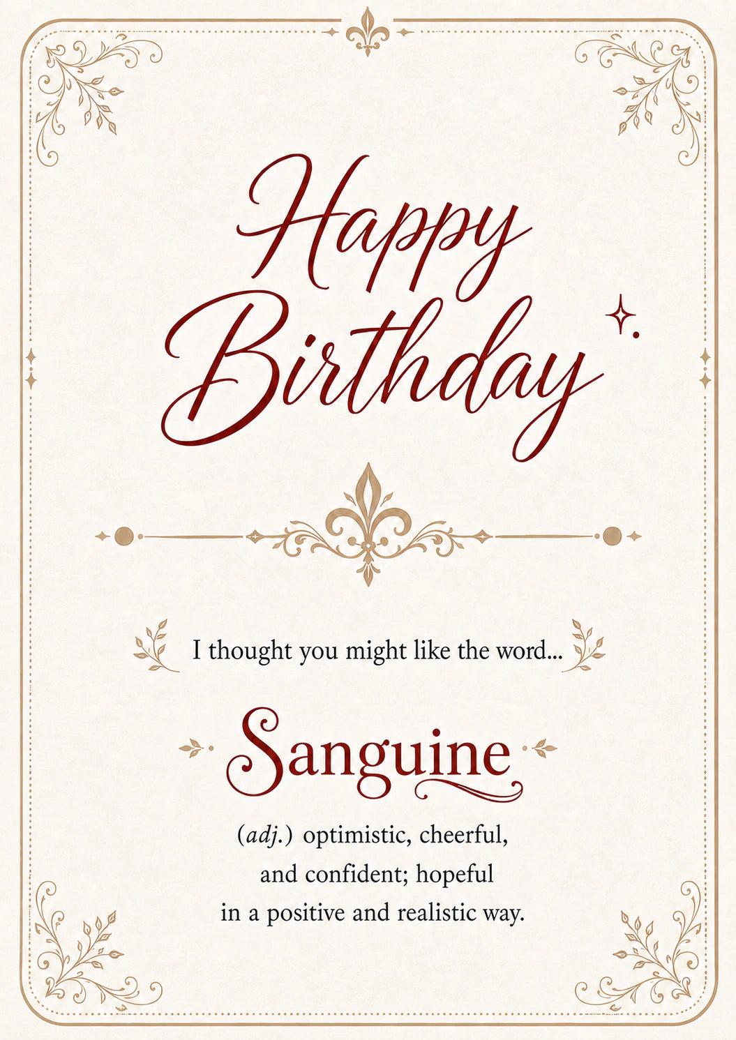 Celebrate Your Day - Custom Card